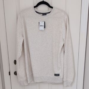 NWT Eddie Bauer Oatmeal Heather Fleece Long Sleeve - men Medium